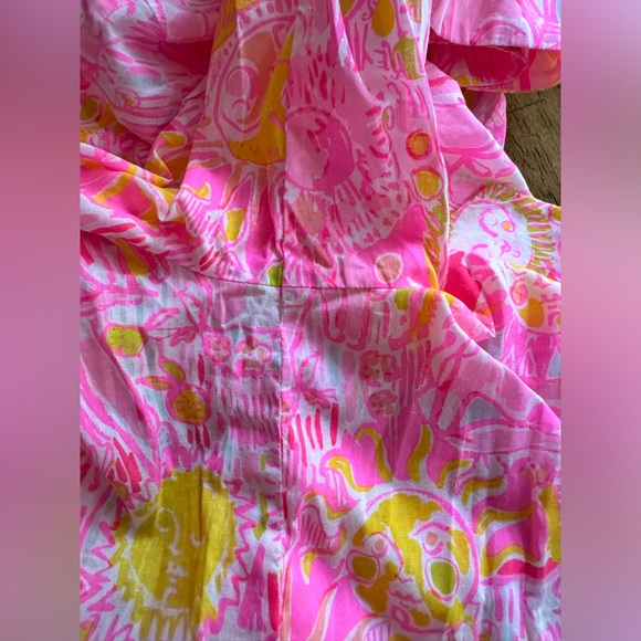 Lilly Pulitzer Marco Island Tunic SZ M Pink Pout More Kinis In The Keys - Picture 12 of 16